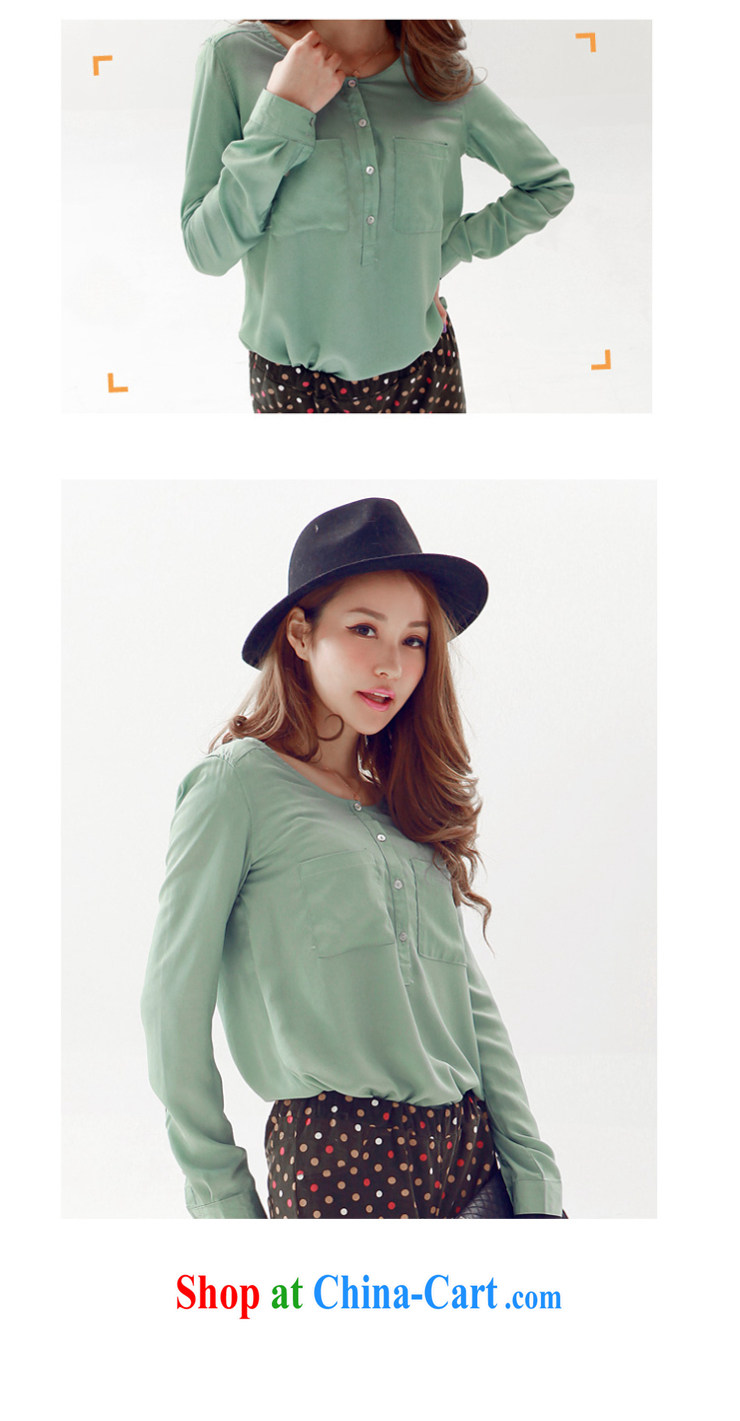 The FeelNet code female spring new round-collar thick mm maximum code shirt 524 green XL -42, picture, price, brand platters! Elections are good character, the national distribution, so why buy now enjoy more preferential! Health