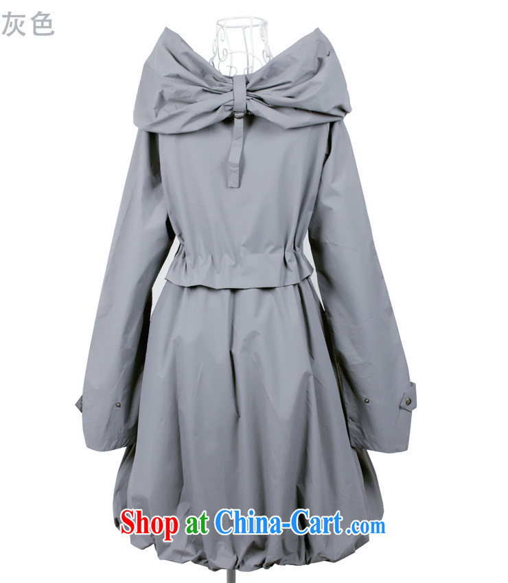 The line takes the Code women's clothing urban and stylish high-waist large Princess collar Korean video thin thick mm solid-colored loose wind jacket spring loaded GL 1044 black L pictures, price, brand platters! Elections are good character, the national distribution, so why buy now enjoy more preferential! Health