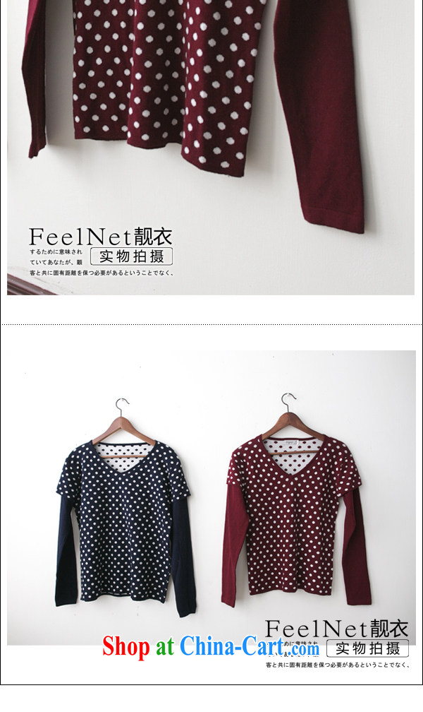 The FeelNet code female 100 ground leisure V collar loose long-sleeved leave 2 Major Code knitted T-shirt 11,818 red 2 XL -42, picture, price, brand platters! Elections are good character, the national distribution, so why buy now enjoy more preferential! Health