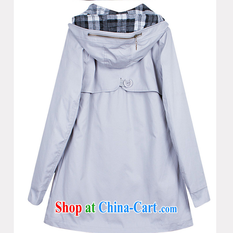The line spend a lot, girls in winter, Korean video thin thick mm synthetic lambs wool lining thick warm relaxed quilted coat jacket YLGHM gray L, sea routes, and, on-line shopping