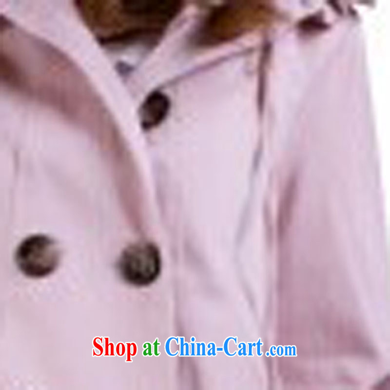 The line spend a lot code female spring new thick mm Princess collar double-long, loose coat X SPK 03 Western Red L, sea routes, and shopping on the Internet