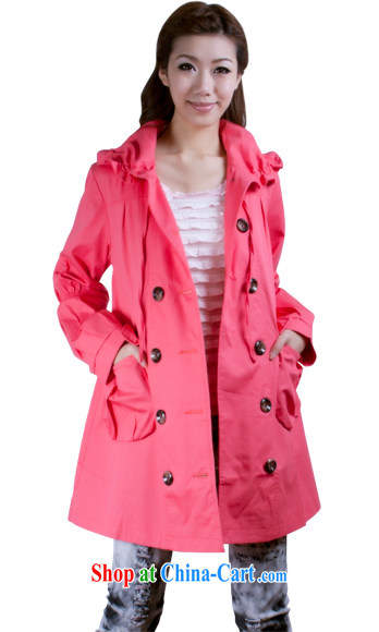 The line spending, female spring new thick mm Princess collar double-long, loose coat X SPK 03 Western Red L pictures, price, brand platters! Elections are good character, the national distribution, so why buy now enjoy more preferential! Health