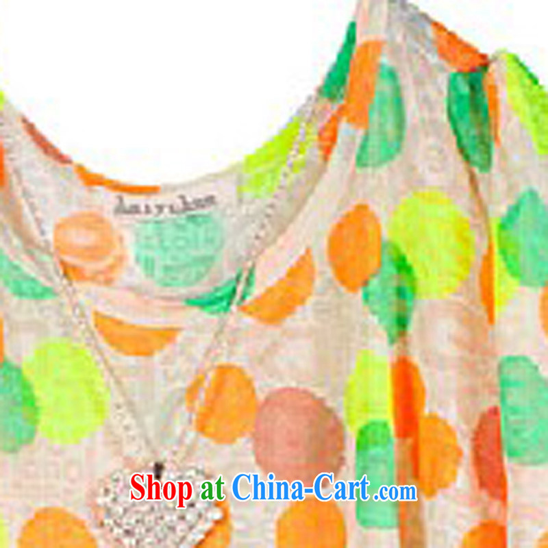 The line takes the Code women's clothing summer new Korean version on the MM point out stamp duty the relaxed dress 072 - 3 G green, code, the line, and, on-line shopping