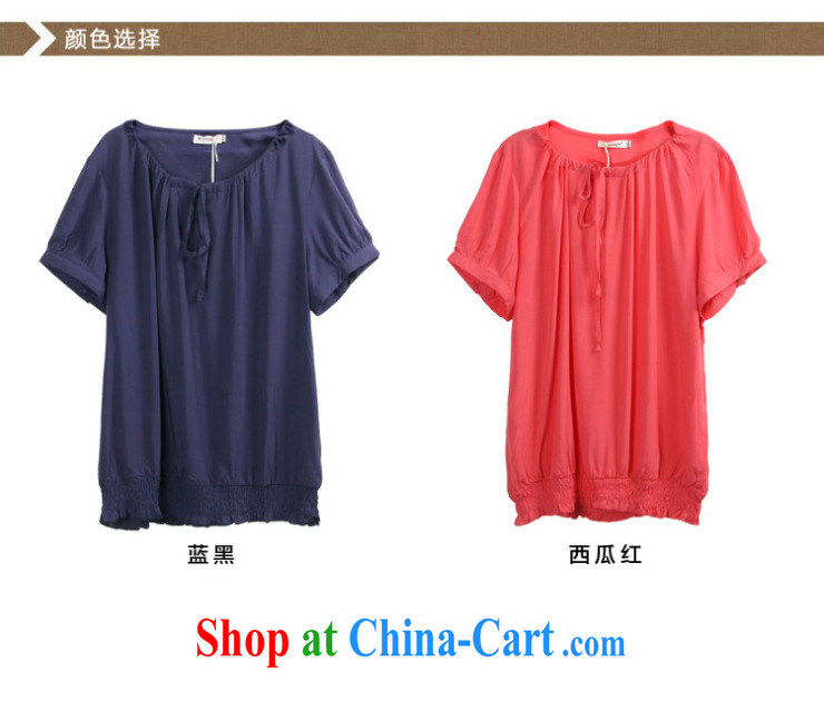 The feelnet code girls decorated in summer XL shirt leisure new Korean women's shirt code 3165 watermelon red 4XL -48, picture, price, brand platters! Elections are good character, the national distribution, so why buy now enjoy more preferential! Health