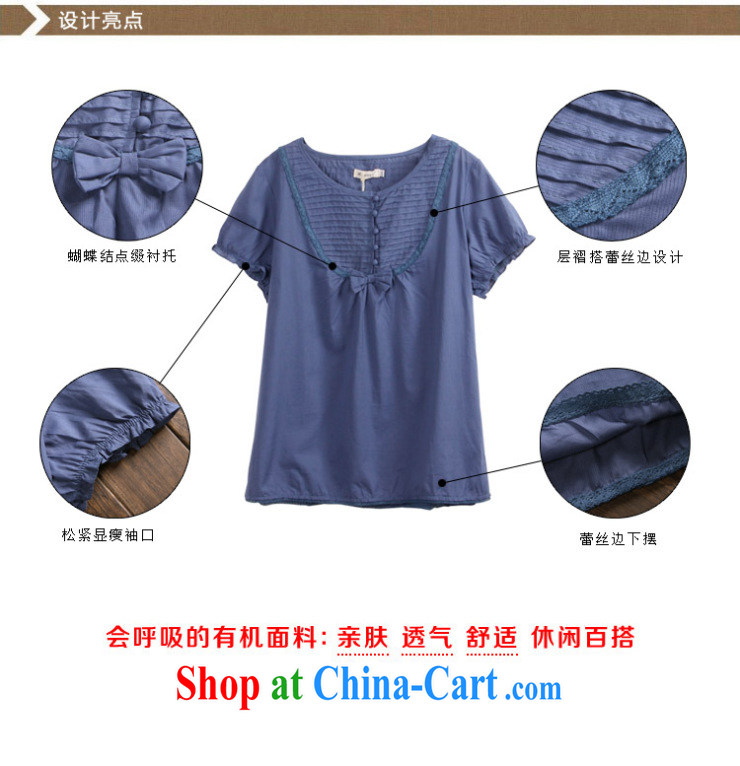 feelnet King code Korean summer spring 2015 new graphics thin beauty larger female thick mm XL shirt 3211 BMW blue 4XL -48, picture, price, brand platters! Elections are good character, the national distribution, so why buy now enjoy more preferential! Health