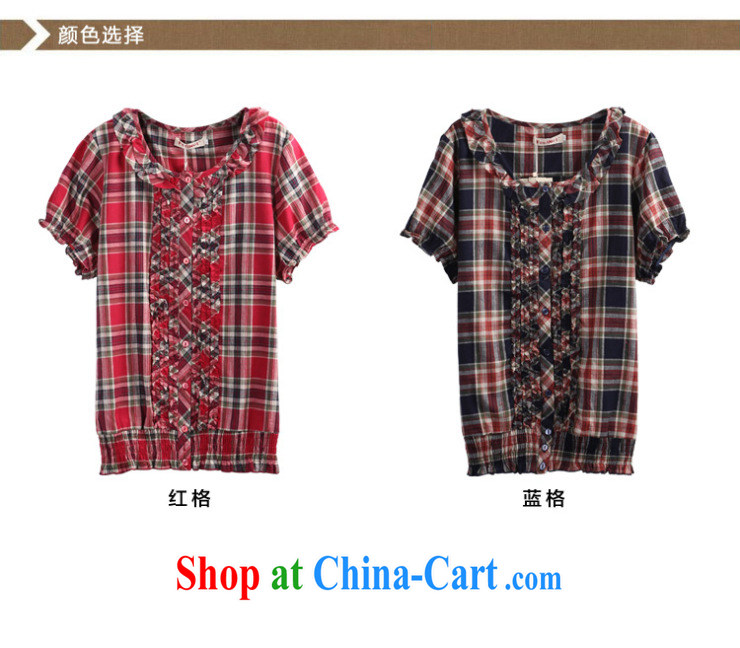 Korean version feelnet large code girls decorated in summer XL shirt, new women's shirt, blue 2867 3 XL -46, picture, price, brand platters! Elections are good character, the national distribution, so why buy now enjoy more preferential! Health