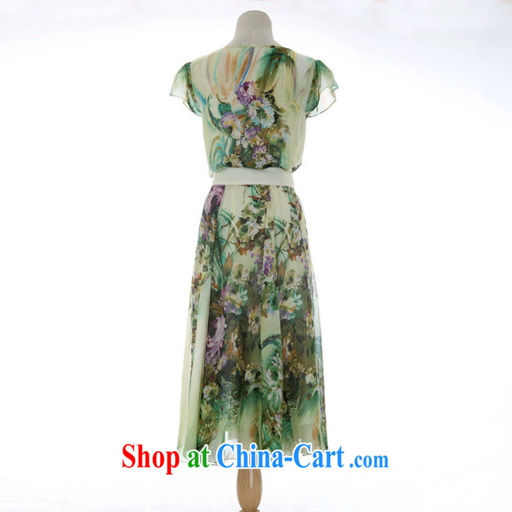 Tim in her 2015 new summer Korean Bohemia, emulation, the code dress short-sleeve with only the US long skirt D 3521 only natural green XXXL pictures, price, brand platters! Elections are good character, the national distribution, so why buy now enjoy more preferential! Health