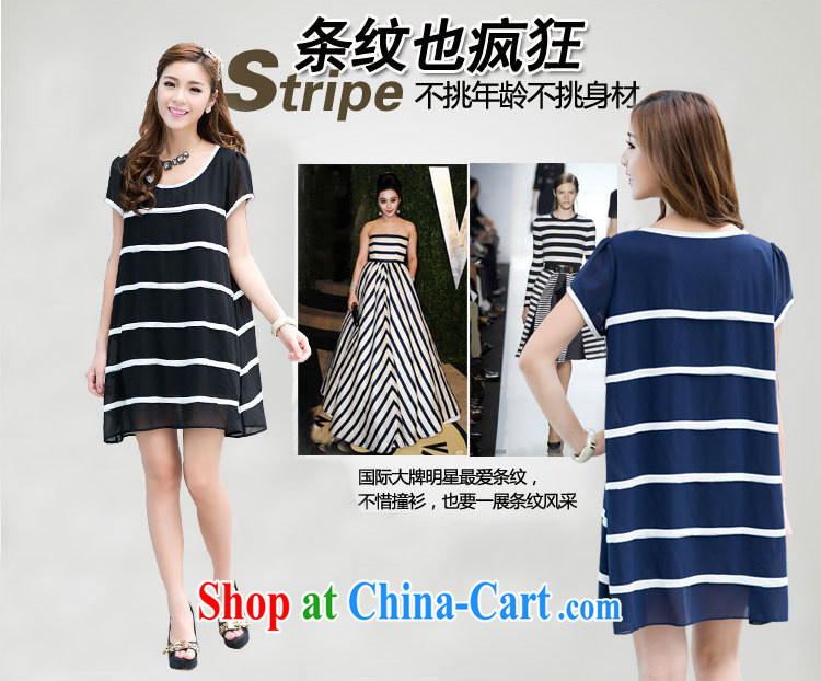 Lehman, lymalon, thick, thin. Summer 2014 new Korean version the Code women stylish short-sleeve striped snow woven dresses Q 3005 black XXXXL pictures, price, brand platters! Elections are good character, the national distribution, so why buy now enjoy more preferential! Health