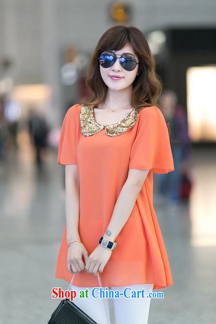 Donald Rumsfeld, the new, larger female summer mm thick graphics thin short-sleeve snow woven shirts shirt girls blue 4 XL pictures, price, brand platters! Elections are good character, the national distribution, so why buy now enjoy more preferential! Health