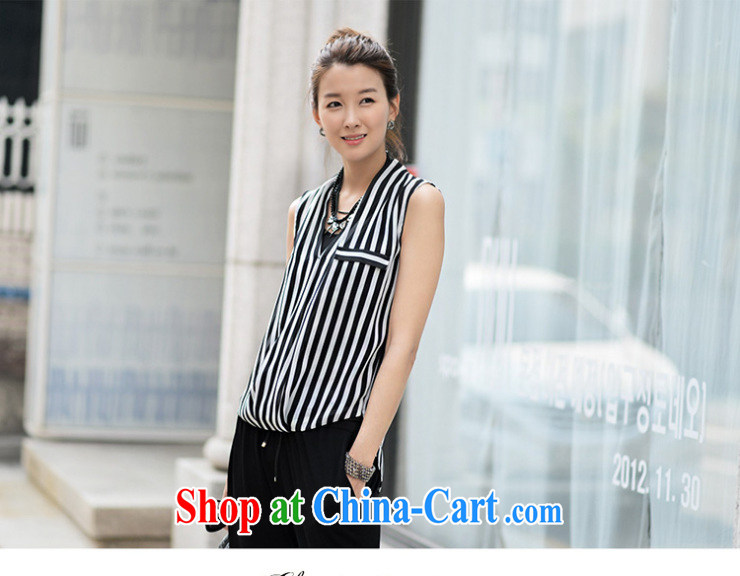 Van Gogh, The 2015 summer new Korean version of the greater code snow woven shirt short-sleeved female vertical streaks shirt elegant commuter shirt female picture color 2 XL pictures, price, brand platters! Elections are good character, the national distribution, so why buy now enjoy more preferential! Health