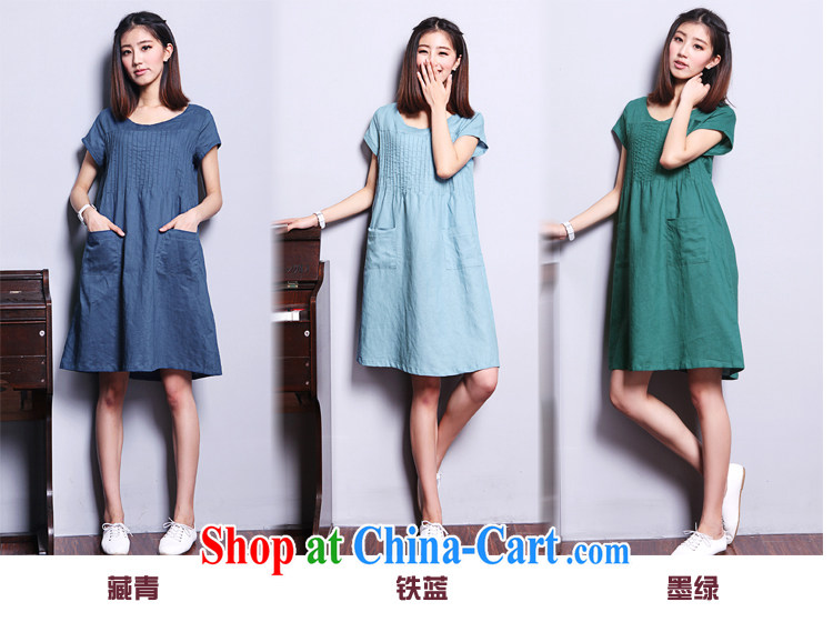 The Ju-Yee Nga summer maximum code female decorated in thick MM graphics thin cotton Ma dresses YQ 9182 rail blue XL pictures, price, brand platters! Elections are good character, the national distribution, so why buy now enjoy more preferential! Health