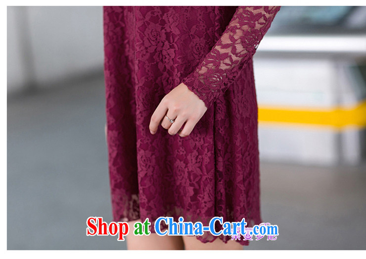 Lehman Ronnie lymalon payments spring 2015 new Korean version the code dress lace-cultivating long-sleeved solid even 1546 skirt black XXXXL pictures, price, brand platters! Elections are good character, the national distribution, so why buy now enjoy more preferential! Health