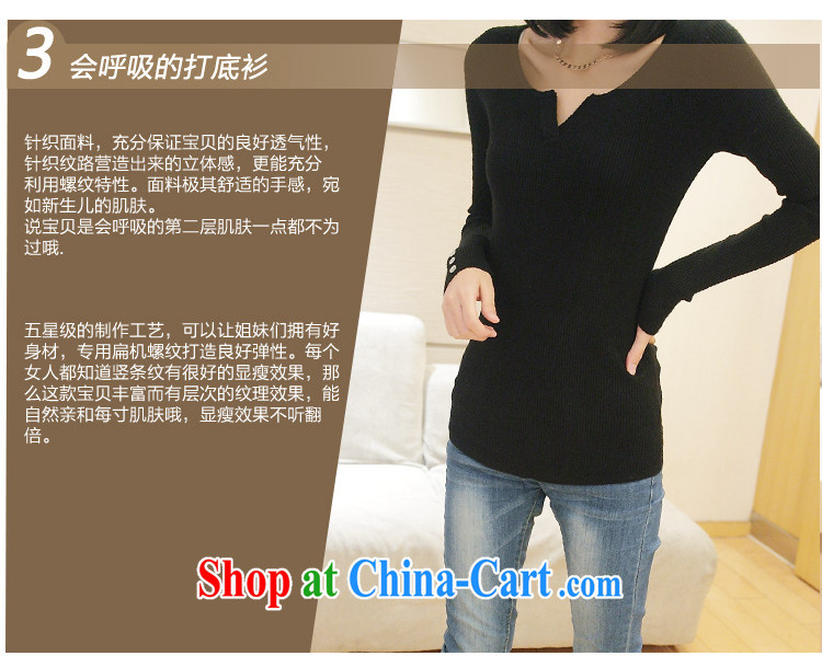 for Elizabeth's clothing Korean female small V for cultivating graphics thin V collar sweater solid sweater knit sweater QA 816 black are code pictures, price, brand platters! Elections are good character, the national distribution, so why buy now enjoy more preferential! Health
