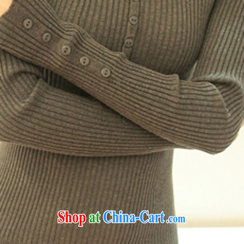 for Elizabeth's clothes on cultivating mm video thin solid T-shirt large, female, sweater, long, knitted shirts QA 805 gray, code, and for her clothes, and shopping on the Internet