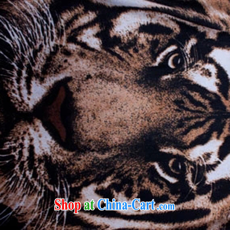 sea routes take realistic tiger head stamp bat sleeves large Code T shirt, long, large, female T pension in Europe and America 3HHLH coffee are code, the line, the Code women, and on-line shopping