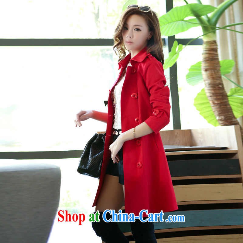 In accordance with his 2015 figure skating larger female spring new beauty Korean fashion style clothing and women, wind jacket D M 24 2119 red XXXXL, according to her, and, on-line shopping