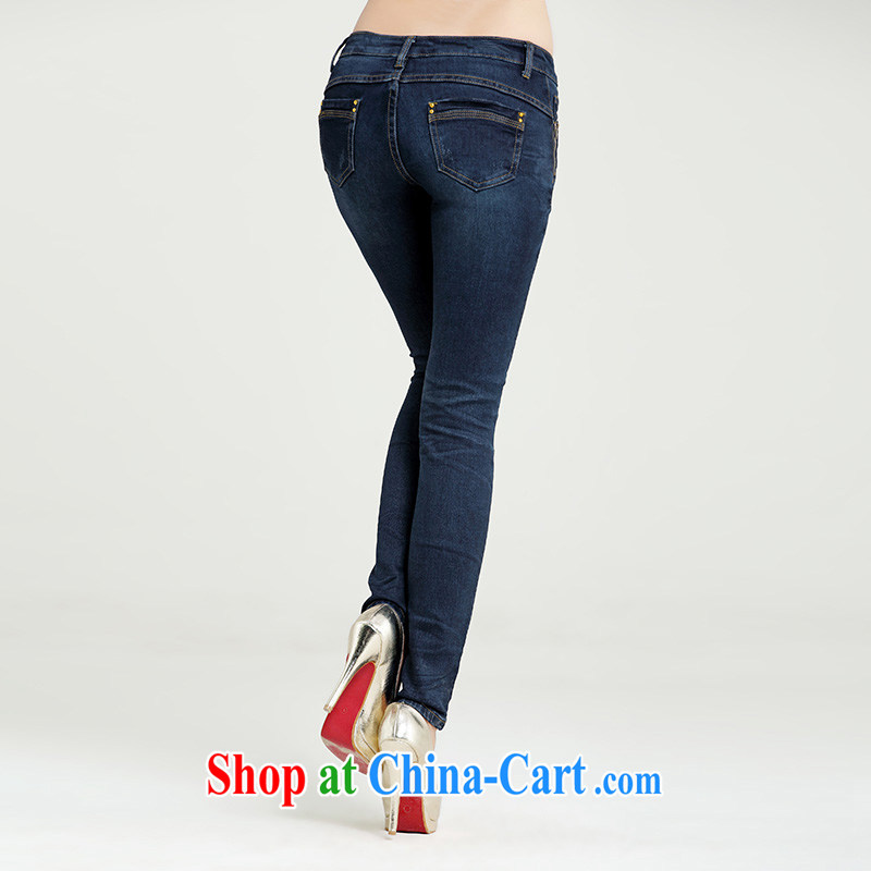 The Mak is the female 2014 new female thick mm video thin stretch jeans beauty GTS 20,132 blue XXXXL, former Yugoslavia, Mak, and shopping on the Internet