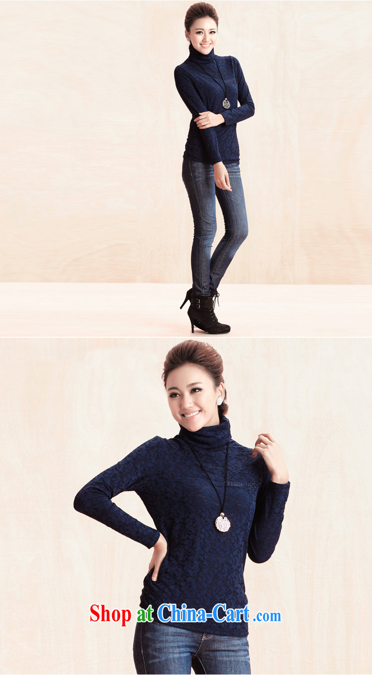 The MR big, female 2014 Korean autumn and winter, new beauty video thin lace long-sleeved T-shirt solid T shirts female 12,273 royal blue M pictures, price, brand platters! Elections are good character, the national distribution, so why buy now enjoy more preferential! Health