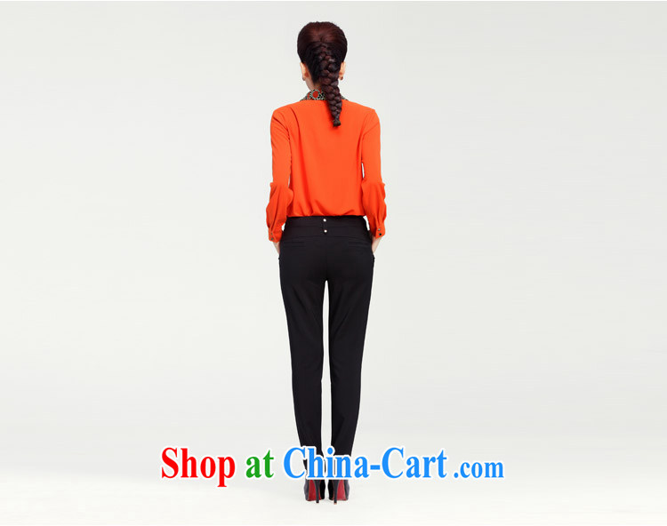 Slim, Mr Big, women fall 2014 with new female thick mm stylish lace stitching shirt T-shirt 13,608 orange M pictures, price, brand platters! Elections are good character, the national distribution, so why buy now enjoy more preferential! Health