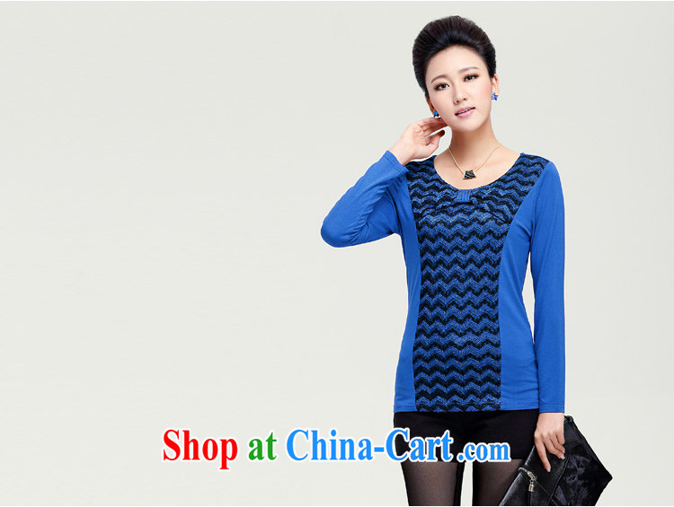 Slim, Mr Big, women fall 2014 with new female collar Bow Tie lace knitting long-sleeved T-shirt 13,790 blue M pictures, price, brand platters! Elections are good character, the national distribution, so why buy now enjoy more preferential! Health