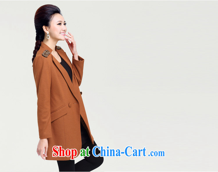 Slim, Mr Big, women fall 2014 with new women with thick mm shoulder of Pearl River Delta nails thin hair so jacket coat 13,778 brown XXXL pictures, price, brand platters! Elections are good character, the national distribution, so why buy now enjoy more preferential! Health