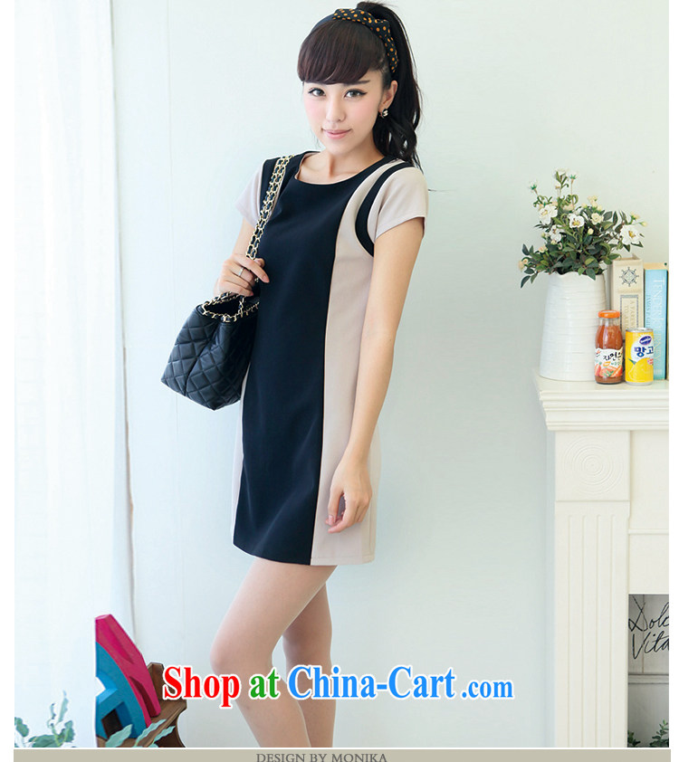 King, female thick mm summer graphics thin thick sister larger dresses new short-sleeved Korean children skirt Black + M XXXL pictures, price, brand platters! Elections are good character, the national distribution, so why buy now enjoy more preferential! Health