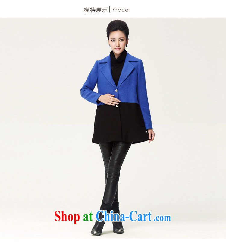 The Mak is the female 2014 autumn and winter, new mm thick stylish quality collision color is 13,766 jacket Black and Blue XXL pictures, price, brand platters! Elections are good character, the national distribution, so why buy now enjoy more preferential! Health