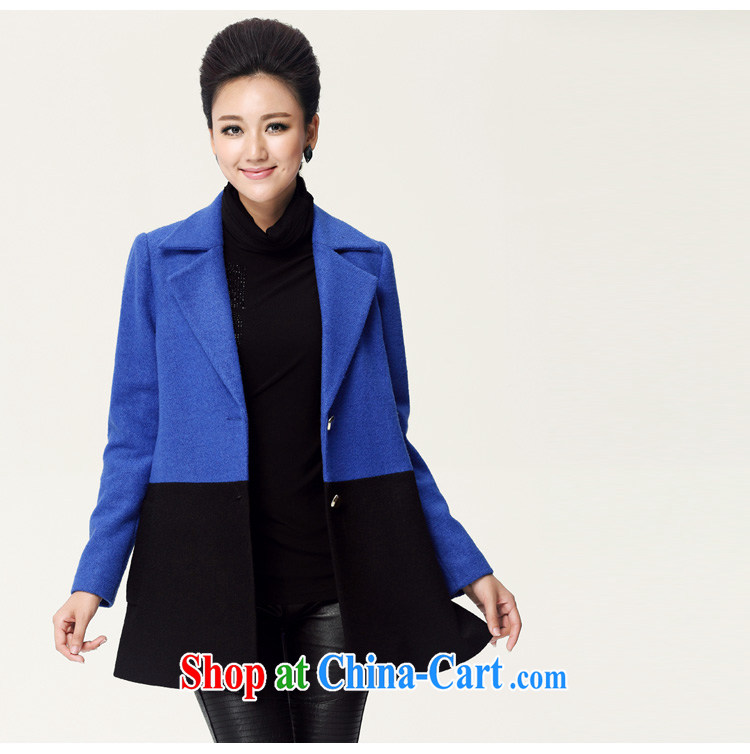The Mak is the female 2014 autumn and winter, new mm thick stylish quality collision color is 13,766 jacket Black and Blue XXL pictures, price, brand platters! Elections are good character, the national distribution, so why buy now enjoy more preferential! Health