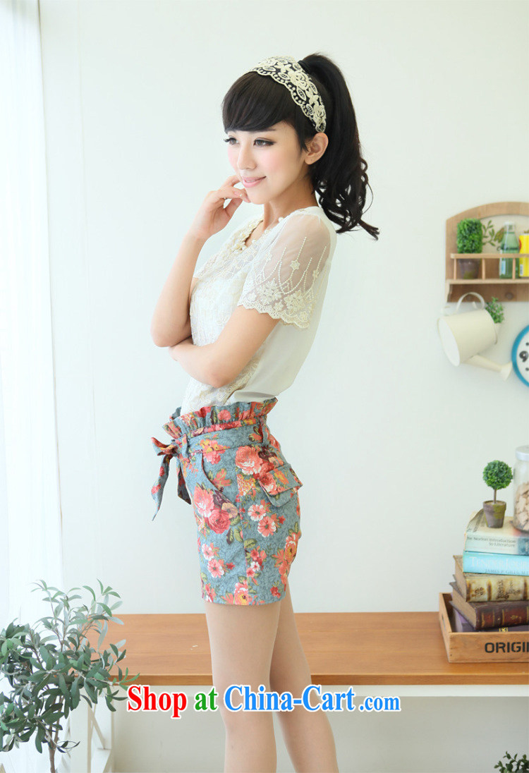 mm thick summer 2013 new Korean version has been and floral shorts women, Retro high waist graphics thin idyllic stamp hot pants suit XXXL pictures, price, brand platters! Elections are good character, the national distribution, so why buy now enjoy more preferential! Health