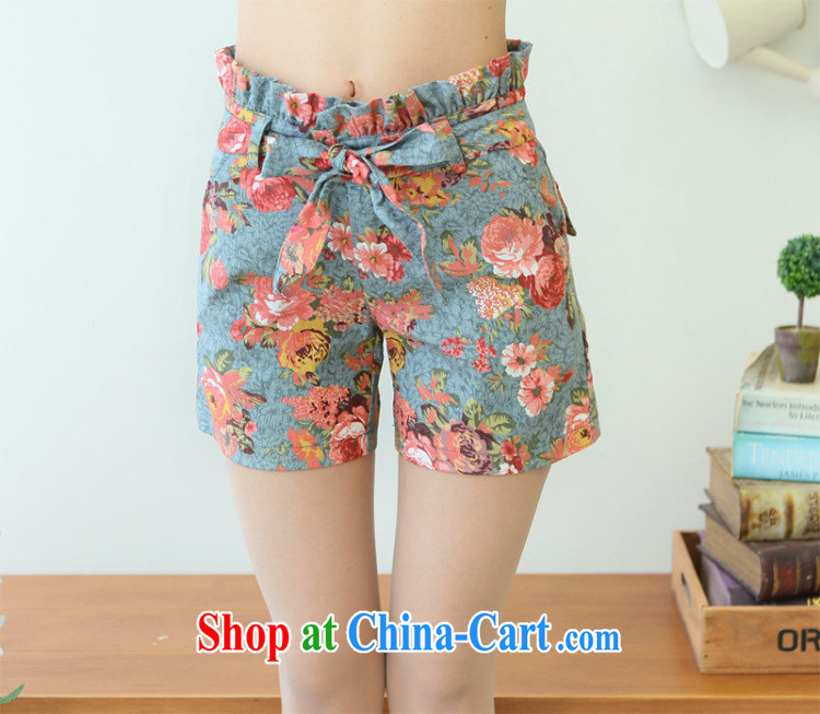 mm thick summer 2013 new Korean version has been and floral shorts women, Retro high waist graphics thin idyllic stamp hot pants suit XXXL pictures, price, brand platters! Elections are good character, the national distribution, so why buy now enjoy more preferential! Health