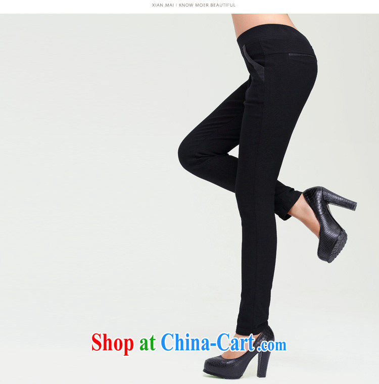 The Mak larger women fall 2014 with new thick mm stylish pocket beauty spell leather solid trousers 13,972 black M pictures, price, brand platters! Elections are good character, the national distribution, so why buy now enjoy more preferential! Health