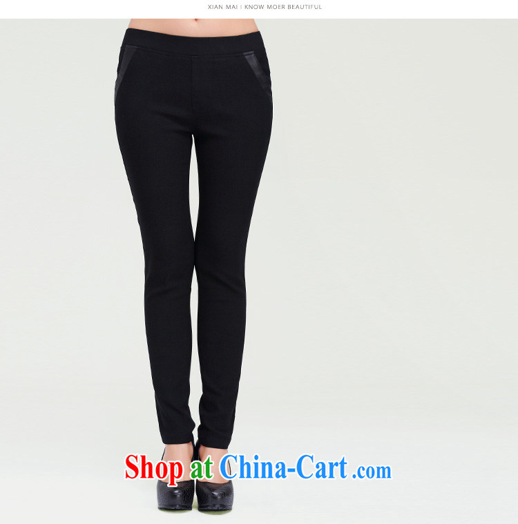 The Mak larger women fall 2014 with new thick mm stylish pocket beauty spell leather solid trousers 13,972 black M pictures, price, brand platters! Elections are good character, the national distribution, so why buy now enjoy more preferential! Health