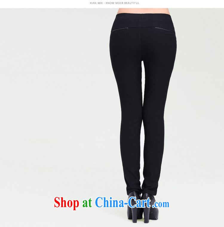 The Mak larger women fall 2014 with new thick mm stylish pocket beauty spell leather solid trousers 13,972 black M pictures, price, brand platters! Elections are good character, the national distribution, so why buy now enjoy more preferential! Health