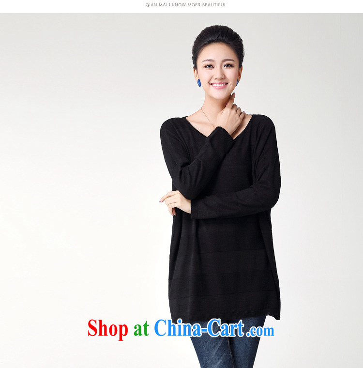 The Mak is the female Korean version 2014 autumn and winter with loose solid color graphics thin round-collar solid bat sleeves sweater 25,803 black XXXL pictures, price, brand platters! Elections are good character, the national distribution, so why buy now enjoy more preferential! Health