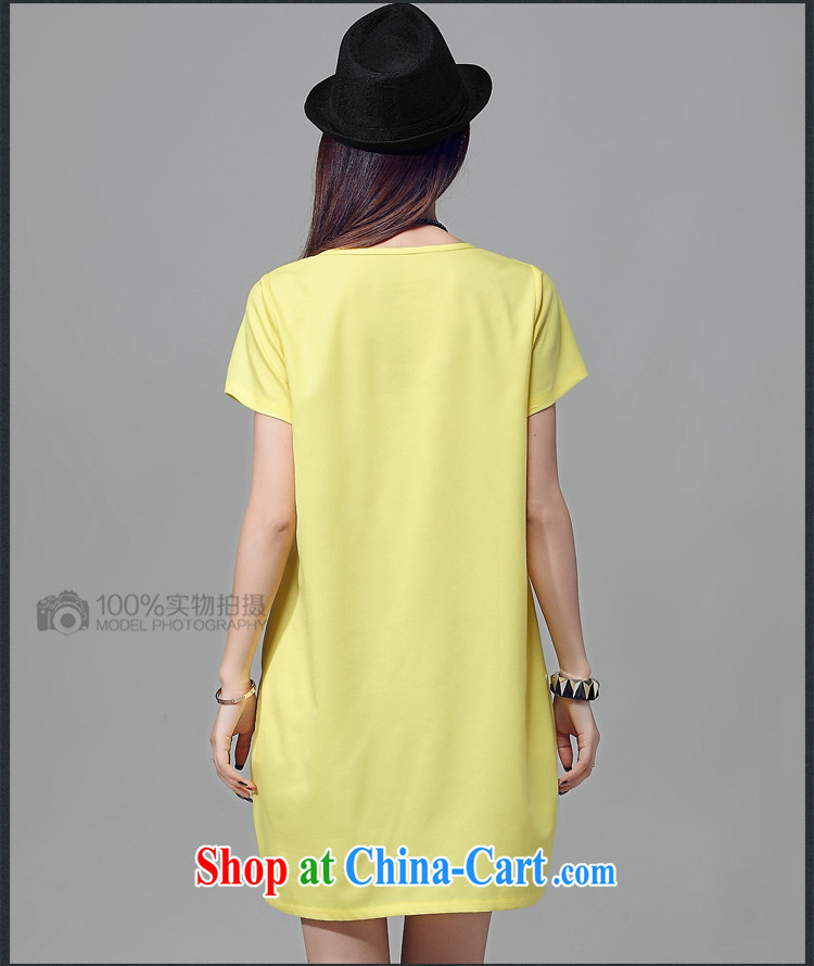 The cloud, Eva 2015 the code female summer registration, lint-free cloth retro pattern dresses yellow XXXL (weight 150 - 170) pictures, price, brand platters! Elections are good character, the national distribution, so why buy now enjoy more preferential! Health