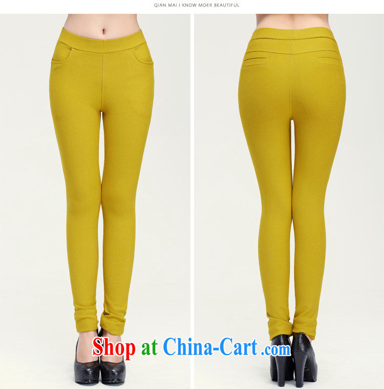 The Mak is the female winter clothes 2014 autumn and winter, new emphasis on cultivating mm solid color the lint-free cloth solid trousers 13,820 blue XL pictures, price, brand platters! Elections are good character, the national distribution, so why buy now enjoy more preferential! Health