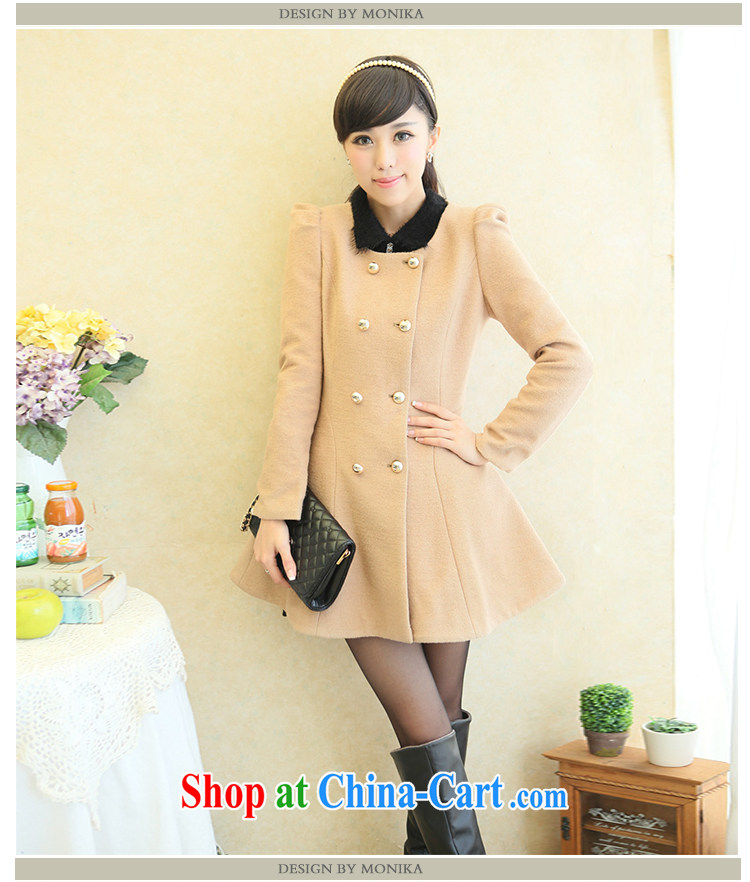 Connie Moses card 2013 the Code women mm thick winter clothes new, Korean version graphics thin double-long-sleeved wool coat this coat and color XL pictures, price, brand platters! Elections are good character, the national distribution, so why buy now enjoy more preferential! Health