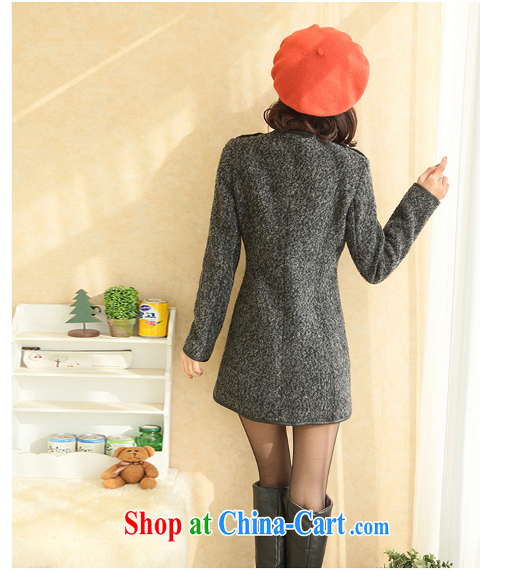 Moses Veronica women mm thick winter clothing new and small fragrant wind sub-coat hair so thick coat, long, large, female black and gray XXXL pictures, price, brand platters! Elections are good character, the national distribution, so why buy now enjoy more preferential! Health