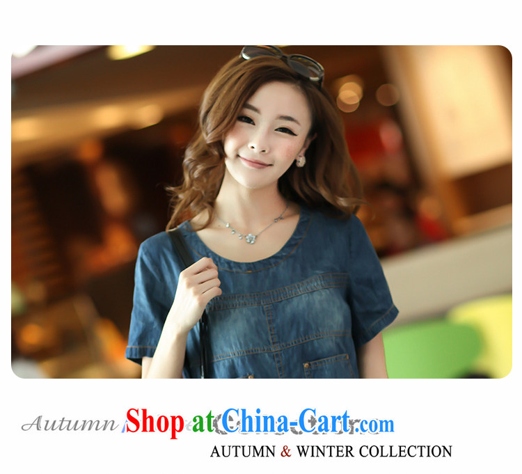 The Ju-Yee Nga summer autumn large, female jeans dresses YY 1182 cowboy short-sleeved XXL pictures, price, brand platters! Elections are good character, the national distribution, so why buy now enjoy more preferential! Health