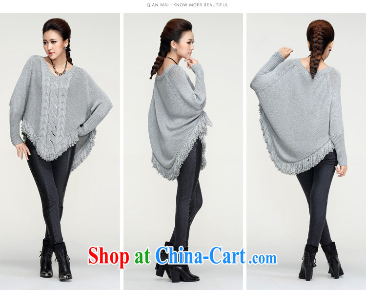 The Mak larger women fall 2014 with new thick mm stylish loose line waves, with sweater F 508 gray XXXL pictures, price, brand platters! Elections are good character, the national distribution, so why buy now enjoy more preferential! Health