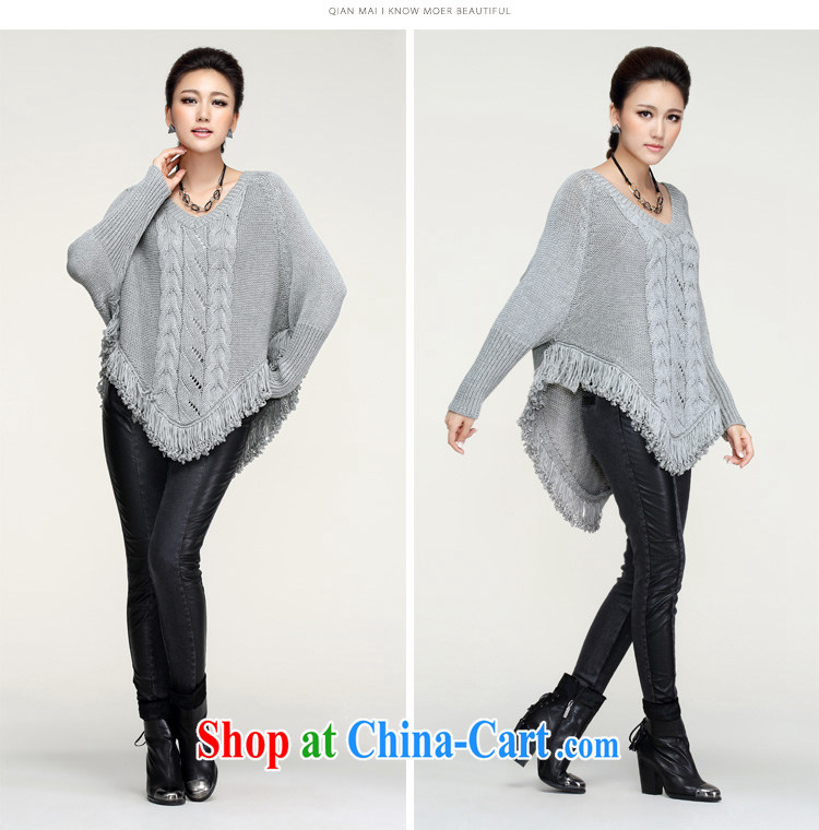 The Mak larger women fall 2014 with new thick mm stylish loose line waves, with sweater F 508 gray XXXL pictures, price, brand platters! Elections are good character, the national distribution, so why buy now enjoy more preferential! Health