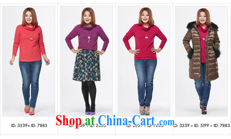 MSSHE XL ladies' 2015 spring loaded thick MM cultivating graphics gaunt for solid shirt 100 ground and indeed increase Code T shirt long-sleeved clearance 323 watermelon red 4XL pictures, price, brand platters! Elections are good character, the national distribution, so why buy now enjoy more preferential! Health