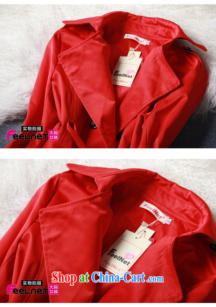 feelnet autumn and winter clothing NEW GRAPHICS thin large, female female jacket Beauty Fashion and indeed XL windbreaker 801 red 52, pictures, price, brand platters! Elections are good character, the national distribution, so why buy now enjoy more preferential! Health