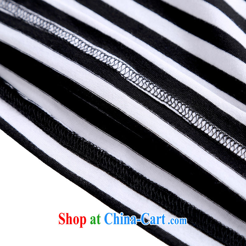 MsShe XL 2015 strap vest streaks hit 100 color solid ground shirt wrinkles in Europe and the 3133 black-and-white 4XL, Msshe, shopping on the Internet