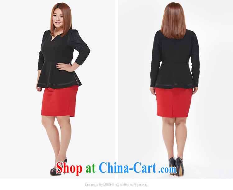 MsShe XL female graphics thin suits dress attire high waist skirt 2015 body skirt package and the belt 120,829 red T 3 pictures, price, brand platters! Elections are good character, the national distribution, so why buy now enjoy more preferential! Health