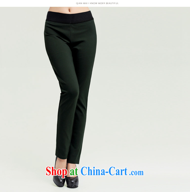 The Mak is the female 2014 autumn and winter new thick mm stylish quality NET color graphics thin trousers 13,882 army green XXXXL pictures, price, brand platters! Elections are good character, the national distribution, so why buy now enjoy more preferential! Health