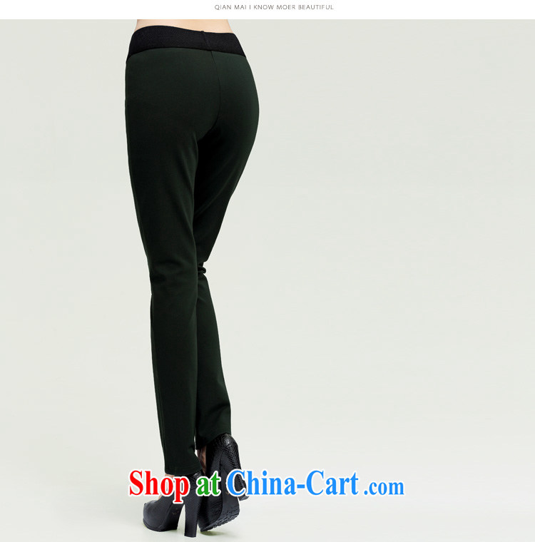 The Mak is the female 2014 autumn and winter new thick mm stylish quality NET color graphics thin trousers 13,882 army green XXXXL pictures, price, brand platters! Elections are good character, the national distribution, so why buy now enjoy more preferential! Health