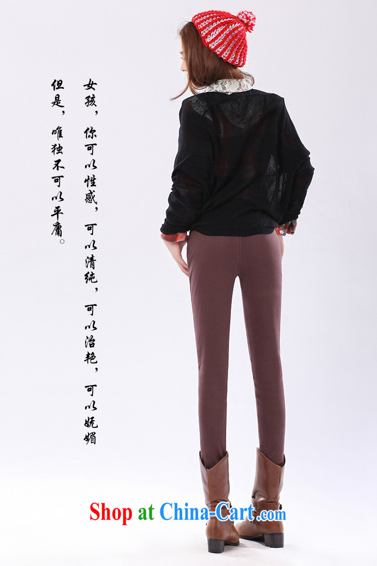 Lehman Ronnie lymalon 2014 autumn and winter, new Korean Beauty large, female thick, lint-free cloth with warm spring pencil solid pants 20,051 black 5 XL pictures, price, brand platters! Elections are good character, the national distribution, so why buy now enjoy more preferential! Health
