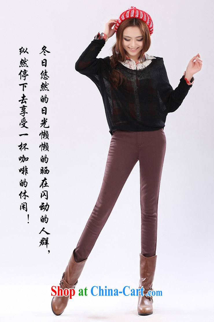 Lehman Ronnie lymalon 2014 autumn and winter, new Korean Beauty large, female thick, lint-free cloth with warm spring pencil solid pants 20,051 black 5 XL pictures, price, brand platters! Elections are good character, the national distribution, so why buy now enjoy more preferential! Health