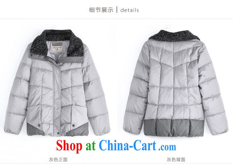 The Mak is the female 2014 autumn and winter new thick mm stylish loose stitching zipper collar, quilted coat ZN 13,860 light gray XXXXL pictures, price, brand platters! Elections are good character, the national distribution, so why buy now enjoy more preferential! Health